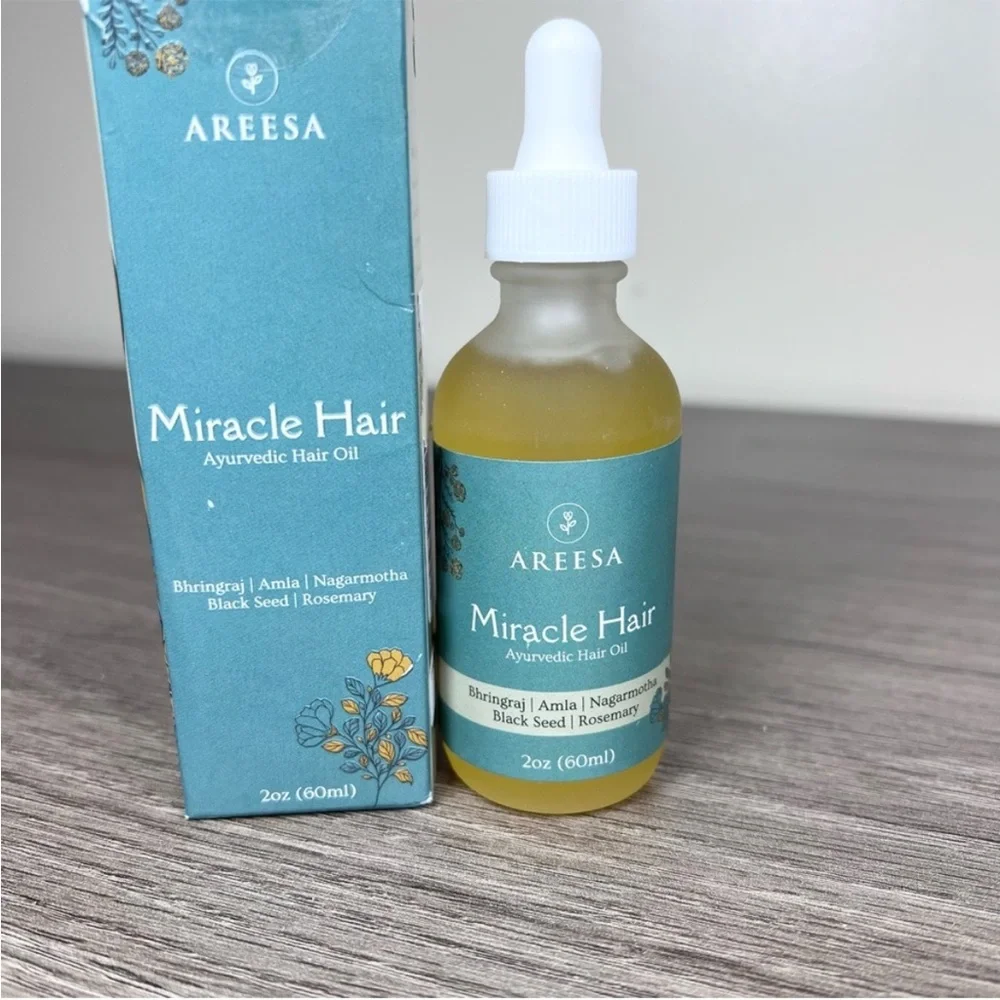 Areesa Miracle Hair Ayurvedic Hair Oil For Frizzy Damaged Hair